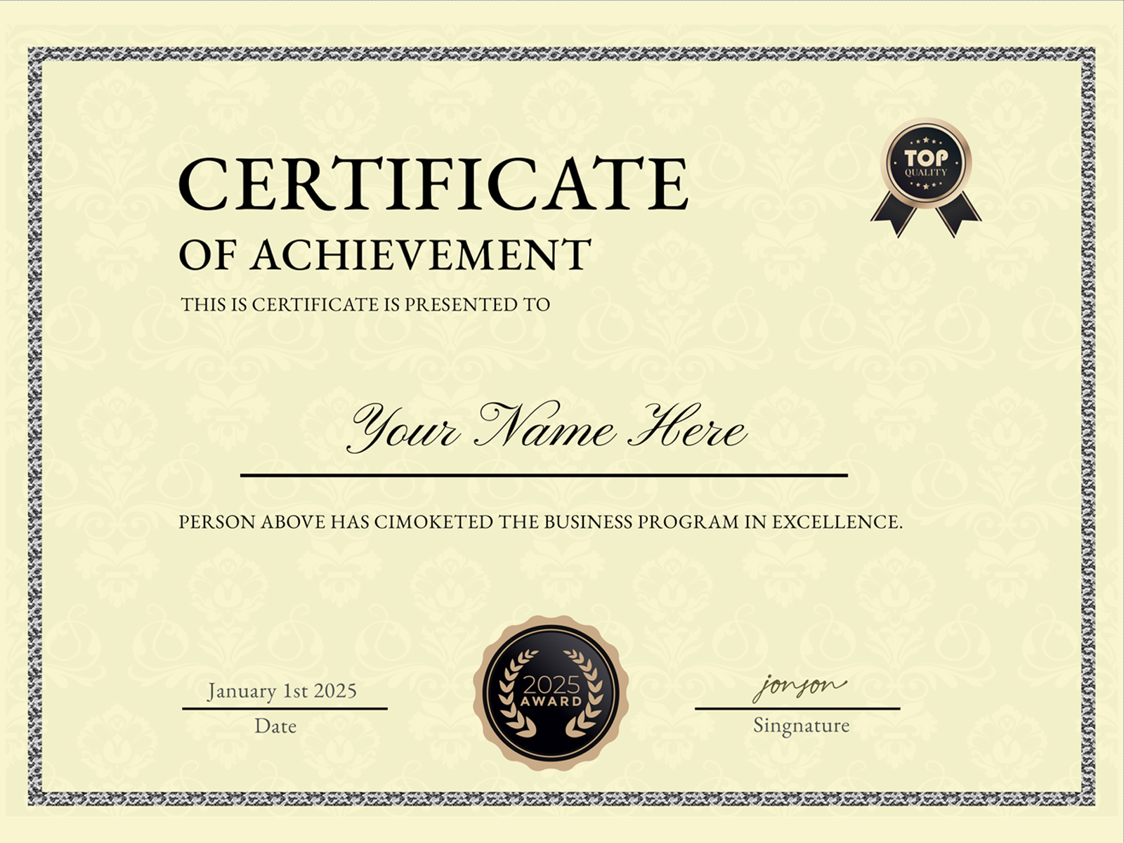 sample certificate design by MD NAZMUL HASAN on Dribbble