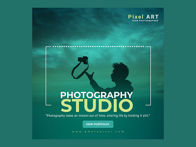 social media banner for Photographer