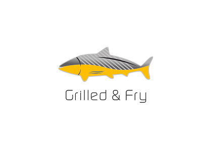 Fry Fish branding logo creative logo logo design