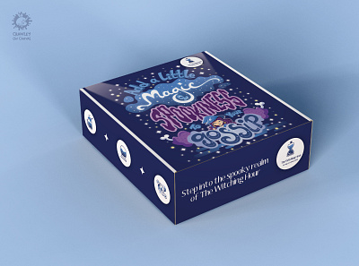 The Witching Hour - Packaging 01 art artpreneurprogram brand branding design digitalart digitaldrawing illustration lettering logo package design
