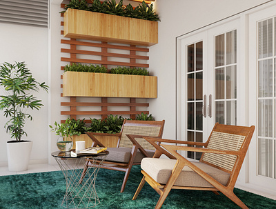 Leisure Design Area architecture balcony design freelancing graphic design interior design vray rendering