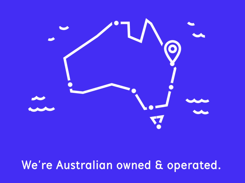 Australian owned & operated.