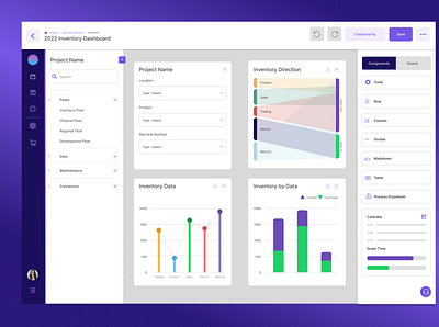 Maintenance Dashboard app branding design graphic design illustration logo typography ui ux