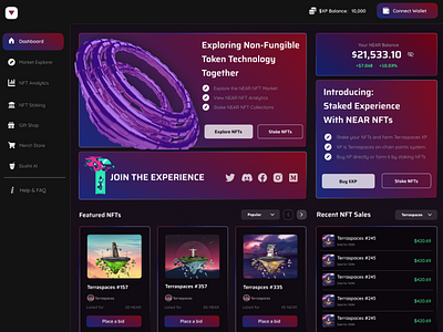 TERRASPACES PLATFORM NFT DASHBOARD