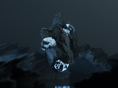 ELEMENTS OF STONE 3d atmosphere blender enviroment particles stone