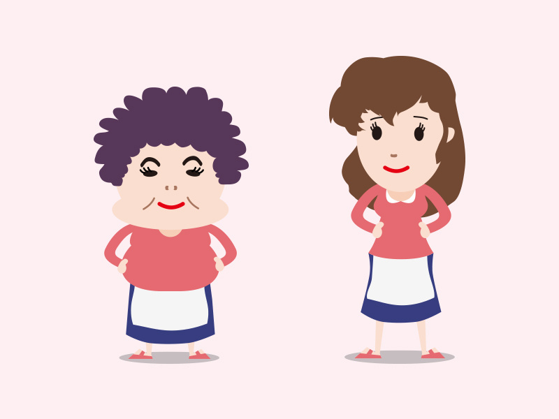 Japanese Mama japan illustration