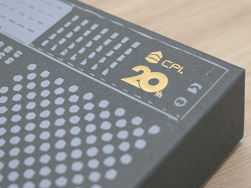 Cpi20th Box box package design anniversary