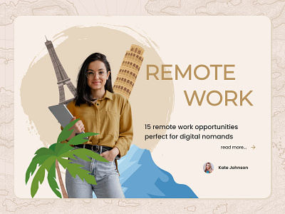 Remote Work/article design ui ux