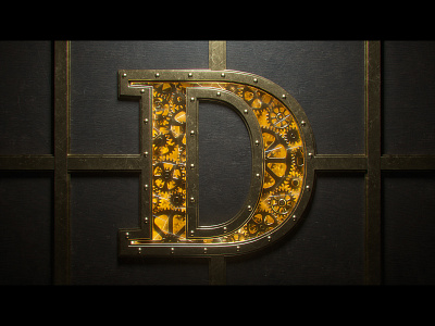 Letter D 36daysoftype 3d digitalart illustration