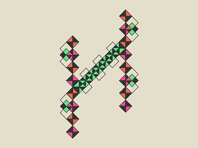 Letter_H 36daysoftype alphabets letterh lettering typography