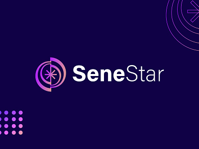 SeneStar | Modern S Gradient Logo Design brand identity design branding business logo creative logo gradient logo graphic design illustration logo logo design modern logo website