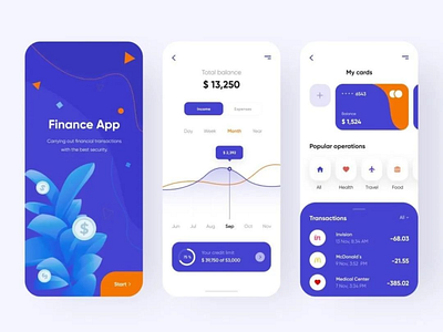 Finance App - User Interface (UI/UX) - Ui-pixel