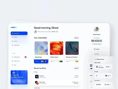 Finance Web Design - User Interface (UI/UX) - Ui-Pixel app ui design figma figma design illustration logo ui uidesign uidesigner uiux