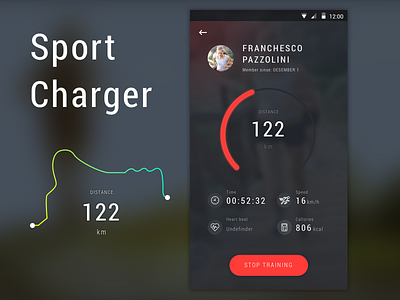 Sportcharger android fitnes mobile sketchapp sport ui ux