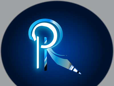 Prenit Route branding creative logo design graphics design hand drawn illustration logo neon light effect ui vector vector graphic