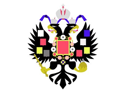 Icon. Russian Empire Coat Of Arms flat icon illustration russian empire vector
