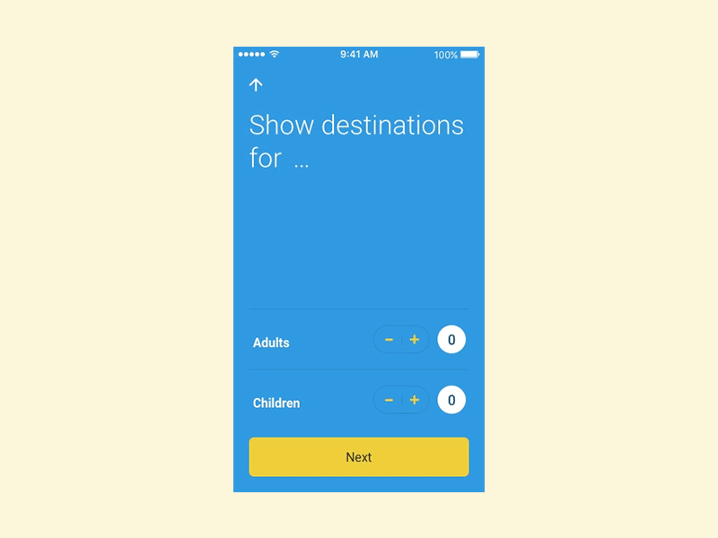 Find your dream destination animation components data digital products product design ui ux