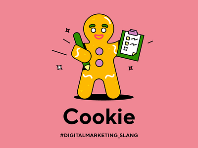 cookie cookie cookie man cookies digital marketing funny illustration slang vector web cookies