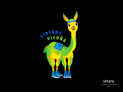 vicuna main advertising animal challenge character design fitness funny illustration vicuna
