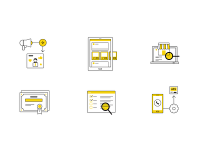 Marketing Services Icons