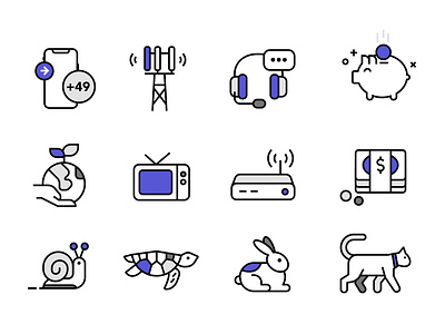 Communication Icon Set