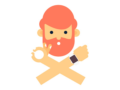 Hipstar-Pirate character hipstar illustration pirate watch
