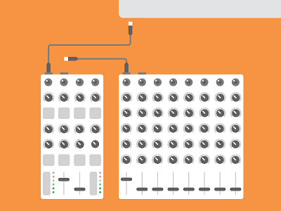 midi controller illustration controller flatdesign illustration midi