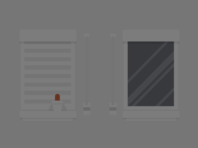 day & night windows aftereffects animation day explainer flat flatdesign gif night window