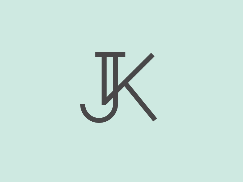 JK Logomark jk logo monogram