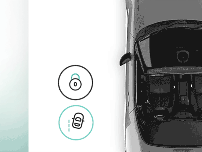 car app unlock-doors ui