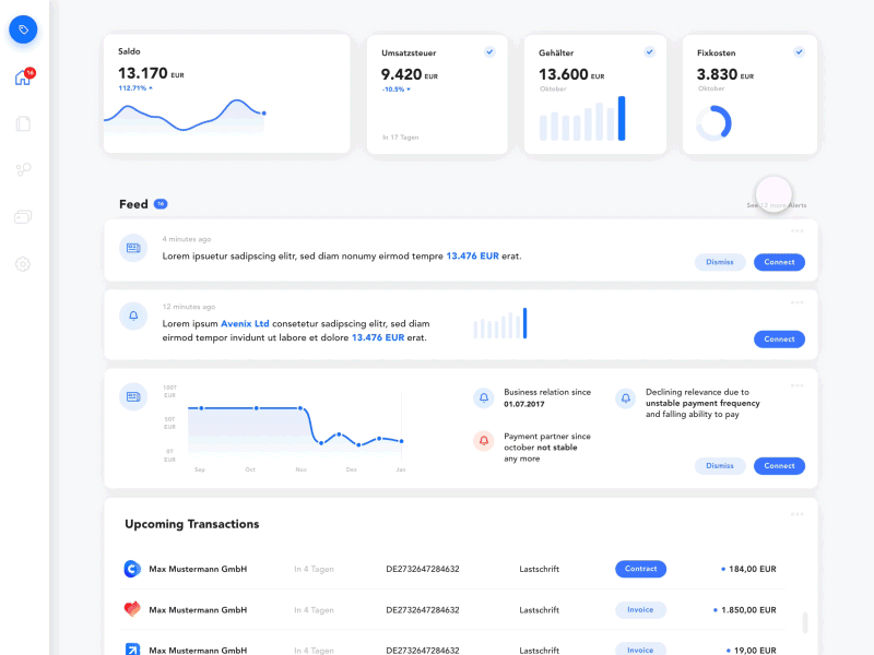 Dashboard Tour Concept