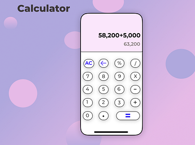 Daily UI :: 004 | Calculator branding design figma ui uiux