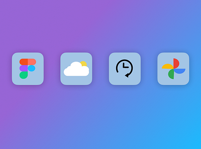 Daily UI ::005 | App Icons app page branding design figma logo shapes ui