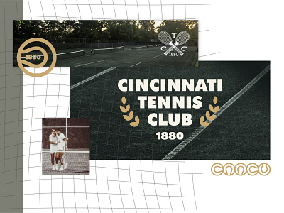 Cincinnati Tennis Club cincinnati court heritage net tennis thick lines