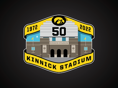 Kinnick 50th Anniversary Patch