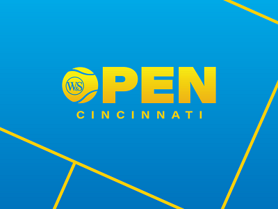 Western & Southern Open Rebrand branding cincinnati court ohio sports tennis us open