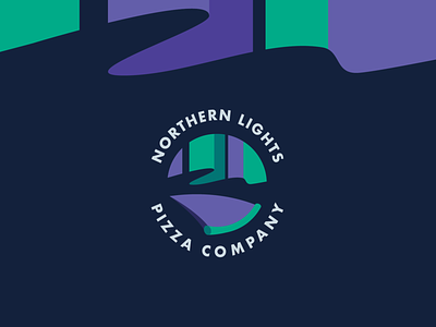 Northern Lights Pizza aurora branding branding design lights midwest night northern lights pizza
