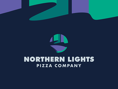 Northern Lights Pizza aurora branding branding design lights midwest night northern lights pizza