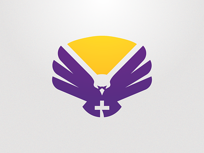 CHCA Eagles Opt. 2 branding christian cross eagle mascot sports