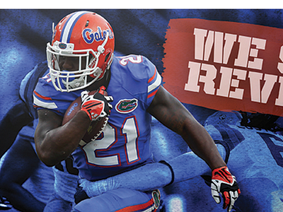 Florida Gator Football Poster branding college design florida football gators graphic design poster revenge sports