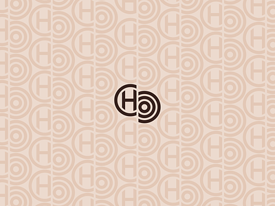 College Hill Coffee Co - Pattern brand brown cafe coffee logo pattern seamless tan