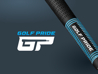 Golf Pride Grips brand branding golf logo monogram negative space sports