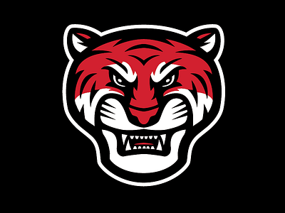 ADM Tigers Primary Logo branding logo paw tiger tigers