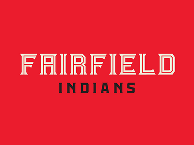 Fairfield Indians Wordmark