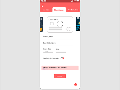 Daily UI -002 Credit Card Checout page app design typography ui ux