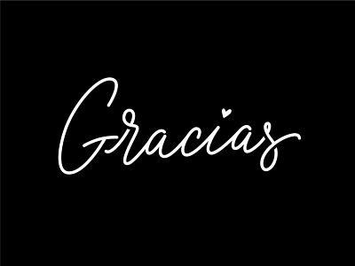 lettering gracias