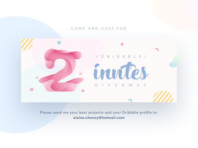 2 Dribbble Invites