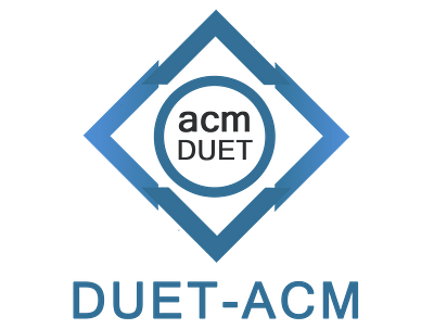 DUET ACM acm branding graphic design logo logo design society students chapter