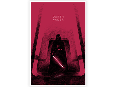 Darth Vader darth darthvader illustration light lightsaber rogue one ship star starwars wars