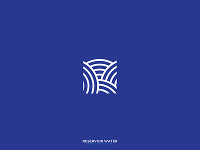 Reservoir Water4 beverage drinkingwater letter logo logomark refreshment ripple splash thirst water waves